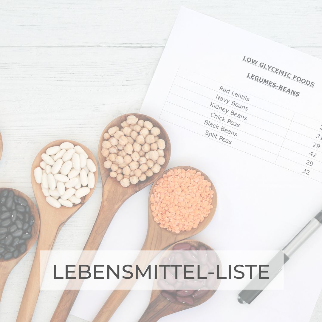 Lebensmittelliste für Hormone